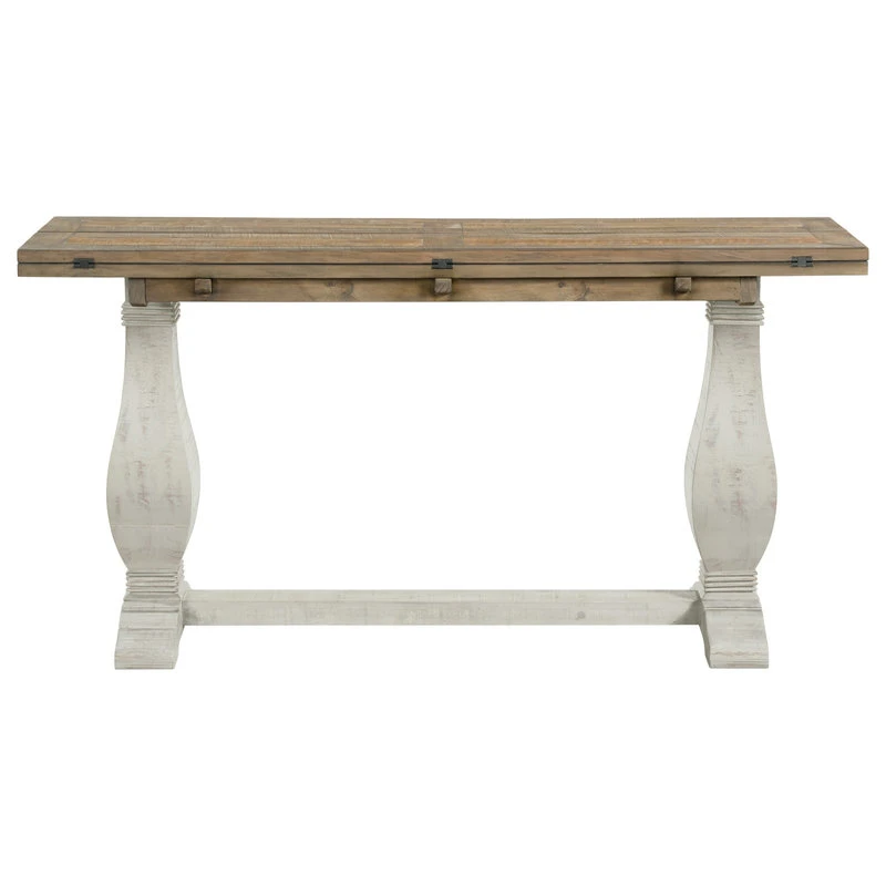Martin Svensson Home Napa Solid Wood Flip Top Sofa Table White Stain And Natural 3 Martin Svensson Home Napa Solid Wood Flip Top Sofa Table White Stain And Natural