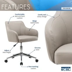 Rta Products- L Techni Mobili Comfy And Classy Home Office Chair -Boraam Industries Shop 6bc1c3b30f18a824 2533 w800 h800 b0 p0