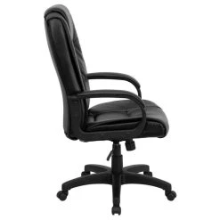 Flash Furniture Black Leather Executive Swivel Office Chair GO-5301B-BK-LEA-GG -Boraam Industries Shop 6bd19bfb0da3b959 9066 w800 h800 b1 p0