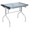 Studio Designs Folding Craft Station, Silver And Blue Glass -Boraam Industries Shop 6bf1629107211471 4311 w800 h800 b1 p0