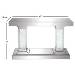 Brimfield & May Glam Silver Wood Console Table 87217 18 Brimfield & May Glam Silver Wood Console Table 87217 -Boraam Industries Shop 6df165670b217fc3 0394 w800 h800 b1 p0