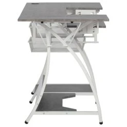 SD Studio Designs Pro Stitch Sewing, Hobby, Computer Table - White, Concrete -Boraam Industries Shop 6e112f3001018073 2097 w800 h800 b1 p0 1 1
