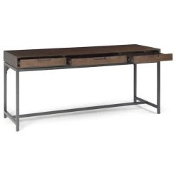 Simpli Home Ltd. Simpli Home Banting Solid Hardood Industrial 72 " Desk In Walnut Brown -Boraam Industries Shop 6ec1b7b600485e15 6491 w800 h800 b1 p0