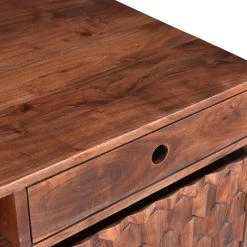 M Mod-Arte Honeycomb Office Desk With File Cabinet, Dark Walnut -Boraam Industries Shop 6fb1135c0011559a 6817 w800 h800 b0 p0