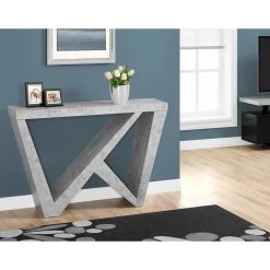 Monarch Specialties Accent Table, Console, Entryway, Narrow, Sofa, Bedroom, Laminate, Grey -Boraam Industries Shop 6fd1cf840c1aae05 3924 w800 h800 b0 p0