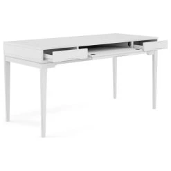 Simpli Home Ltd. Harper Solid Hardwood Desk, White 16 Simpli Home Ltd. Harper Solid Hardwood Desk, White -Boraam Industries Shop 7111ae0e0edee205 8325 w800 h800 b1 p0