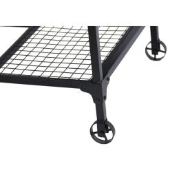 Benzara, Woodland Imprts, The Urban Port Industrial Design Office Computer Desk With Two Side Shelves, Brown And Antique -Boraam Industries Shop 7141ca9b0c0960ef 5264 w800 h800 b1 p0