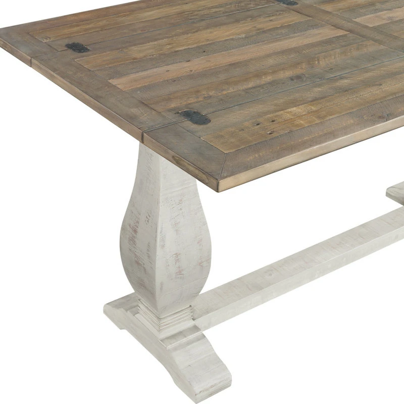 Martin Svensson Home Napa Solid Wood Flip Top Sofa Table White Stain And Natural 8 Martin Svensson Home Napa Solid Wood Flip Top Sofa Table White Stain And Natural - Image 6