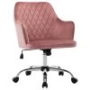 Duhome Elegant Lifestyle Mid-Century Diamond Quilted Desk Chair, Pink With Silver Base 1 Duhome Elegant Lifestyle Mid-Century Diamond Quilted Desk Chair, Pink With Silver Base -Boraam Industries Shop 75e1839a006ebd46 4694 w800 h800 b1 p0