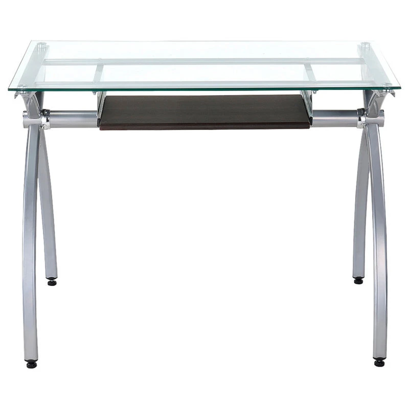 Rta Products- L Techni Mobili Glass-Top Computer Desk 8 Rta Products- L Techni Mobili Glass-Top Computer Desk - Image 6