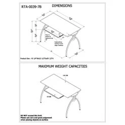 Rta Products- L Techni Mobili Glass-Top Computer Desk 19 Rta Products- L Techni Mobili Glass-Top Computer Desk -Boraam Industries Shop 7b313d730f18a71f 2061 w800 h800 b1 p0
