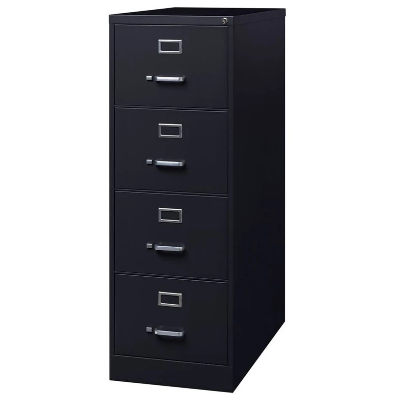 Hirsh Industries LLC Hirsh 26.5-in Deep Metal 4 Drawer Legal Width Vertical File Cabinet In Black 4 Hirsh Industries LLC Hirsh 26.5-in Deep Metal 4 Drawer Legal Width Vertical File Cabinet In Black - Image 2