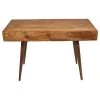 Benzara, Woodland Imprts, The Urban Port Mango Wood Writing Desk With Two Drawers And Tapered Legs, Brown -Boraam Industries Shop 7f41e0bc0e20743e 8854 w800 h800 b1 p0
