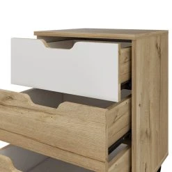 Lindon MDF Mid-century 3 Drawer Filing Cabinet, White Venee -Boraam Industries Shop 7fa1923701854cb1 7021 w800 h800 b0 p0