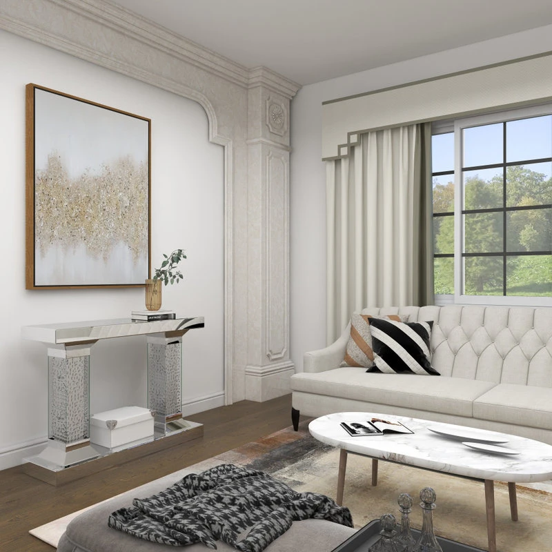 Brimfield & May Glam Silver Wood Console Table 87217 10 Brimfield & May Glam Silver Wood Console Table 87217 - Image 8