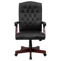 Flash Furniture Bonded Leather Office Chair, Black, 801L-LF0005-BK-LEA-GG -Boraam Industries Shop 80e14c0a01ce2e53 9312 w800 h800 b1 p0