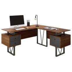 Rta Products- L Reversible L-Shape Computer Desk With Drawers And File Cabinet 17 Rta Products- L Reversible L-Shape Computer Desk With Drawers And File Cabinet -Boraam Industries Shop 81a128740f69030c 7249 w800 h800 b1 p0