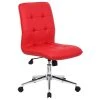 Boss Office Products Boss Office Modern Faux Leather Tufted Ergonomic Office Swivel Chair In Red 2 Boss Office Products Boss Office Modern Faux Leather Tufted Ergonomic Office Swivel Chair In Red -Boraam Industries Shop 8291cd9f0f9a499f 5684 w800 h800 b1 p0