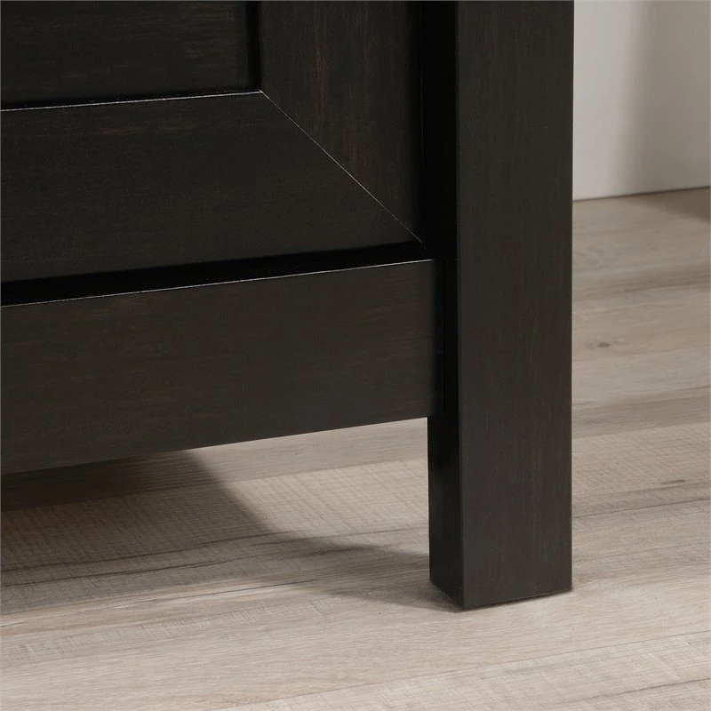 Sauder County Line Engineered Wood 2-Drawer Lateral File Cabinet In Estate Black 6 Sauder County Line Engineered Wood 2-Drawer Lateral File Cabinet In Estate Black - Image 4