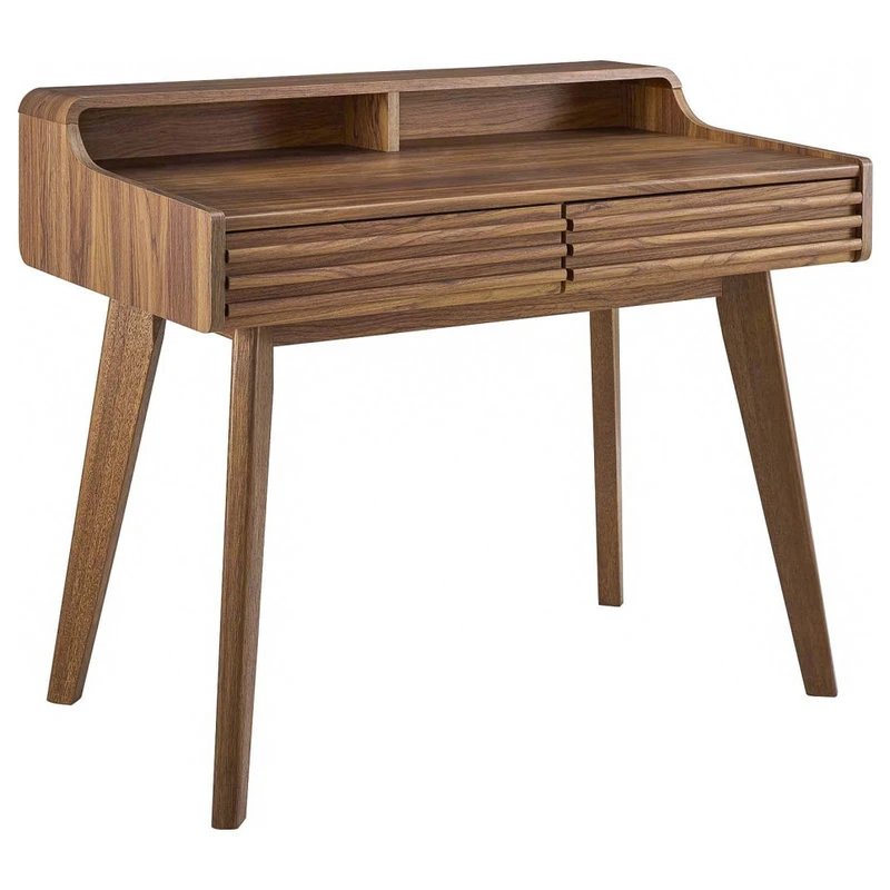 Modway Render Writing Desk With Walnut Finish EEI-3342-WAL 3 Modway Render Writing Desk With Walnut Finish EEI-3342-WAL