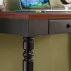 Leick Home Office Farmhouse Writing Desk Drawer In Blac And Russet -Boraam Industries Shop 8461a56e0c2e48e5 1392 w800 h800 b0 p0