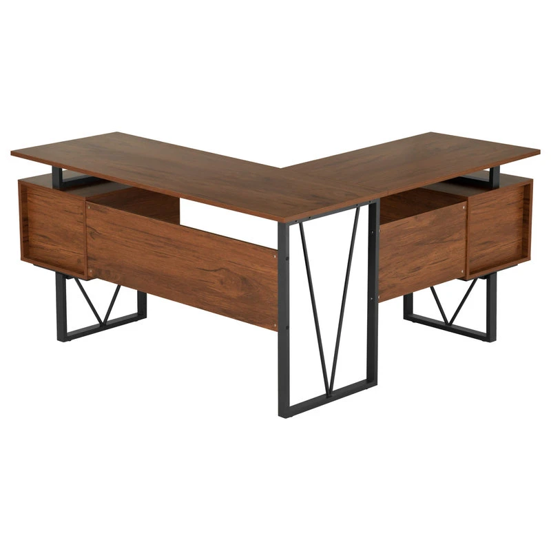 Rta Products- L Reversible L-Shape Computer Desk With Drawers And File Cabinet 7 Rta Products- L Reversible L-Shape Computer Desk With Drawers And File Cabinet - Image 5