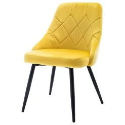 Decorn Set Of 2 Dining Chair, Plywood Frame & Golden Velvet Seat With Diamond Tufting -Boraam Industries Shop 8531c5ec0193a351 9504 w800 h800 b1 p0