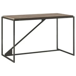 Bush Business Furniture Bush Furniture Refinery 50W Industrial Desk In Rustic Gray