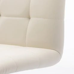 Duhome Elegant Lifestyle Square Tufted Desk Rolling Chair, White-Pu -Boraam Industries Shop 8731c5130098c9df 5691 w800 h800 b0 p0