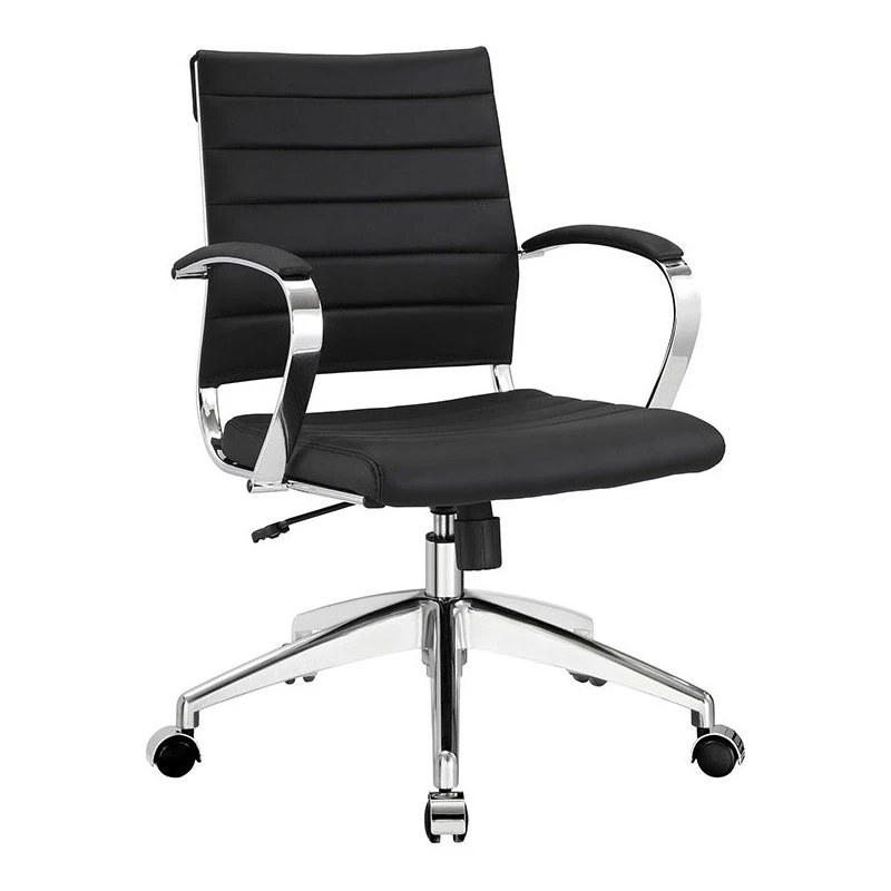Modern Selections Felix Mid Back Management Office Chair, Black 3 Modern Selections Felix Mid Back Management Office Chair, Black