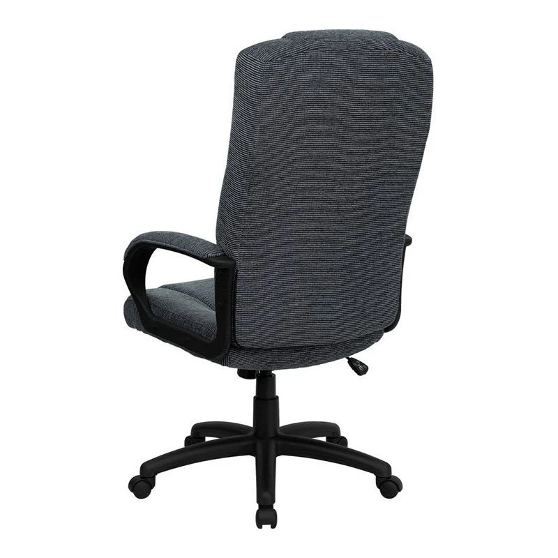Flash Furniture Gray Fabric Executive Swivel Office Chair BT-9022-BK-GG 5 Flash Furniture Gray Fabric Executive Swivel Office Chair BT-9022-BK-GG - Image 3