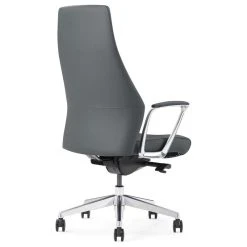Zuri Furniture Burns Modern Adjustable Executive Chair Dark Grey Top Grain Leather -Boraam Industries Shop 887133620ef668a1 8215 w800 h800 b1 p0