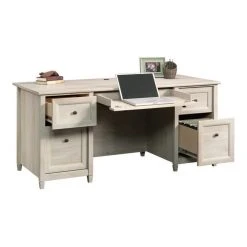 Sauder Edge Water Executive Desk In Chalked Chestnut 11 Sauder Edge Water Executive Desk In Chalked Chestnut -Boraam Industries Shop 8881774c0d69fade 3563 w800 h800 b1 p0