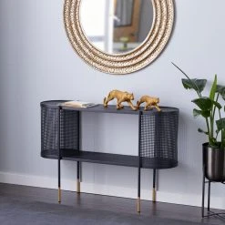 Brimfield & May Contemporary Black Metal Console Table 43309 8 Brimfield & May Contemporary Black Metal Console Table 43309 -Boraam Industries Shop 889179e90f57f47d 6715 w800 h800 b0 p0