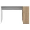 Tema Furniture Inc. Yale Desk, White/Oak