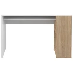 Tema Furniture Inc. Yale Desk, White/Oak