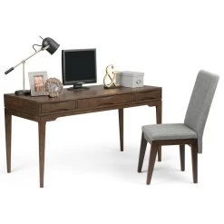 Simpli Home Ltd. Harper Solid Hardwood Desk, Walnut Brown 10 Simpli Home Ltd. Harper Solid Hardwood Desk, Walnut Brown -Boraam Industries Shop 8ab185fd0bdc708f 8223 w800 h800 b1 p0
