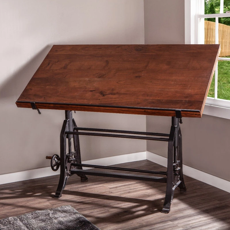 HTD Industrial Adjustable Drafting Desk, 62" Desk, Office Desk, Drafting Desk 3 HTD Industrial Adjustable Drafting Desk, 62" Desk, Office Desk, Drafting Desk