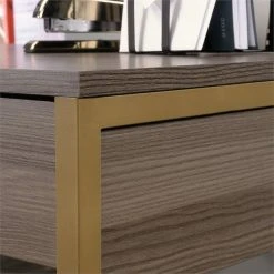 Sauder International Lux L Shaped Writing Desk In Diamond Ash And Gold -Boraam Industries Shop 8c21765e0e7c333b 3809 w800 h800 b0 p0