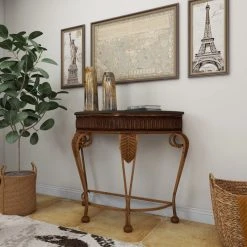 Brimfield & May Traditional Gold Metal Console Table 42773 -Boraam Industries Shop 8e11c53e01e1c91e 6932 w800 h800 b0 p0