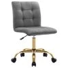 Duhome Elegant Lifestyle Square Tufted Desk Rolling Chair, Grey-Velvet -Boraam Industries Shop 8ed1bc950098c956 5646 w800 h800 b1 p0