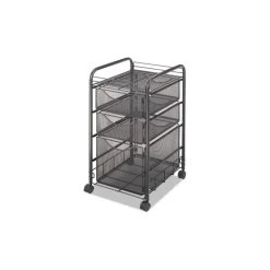 Safco Products Safco Onyx Mesh File Cart With 1 File Drawer And 2 Small Drawers, Black -Boraam Industries Shop 8ed1e4850b97aeb9 8005 w800 h800 b1 p0