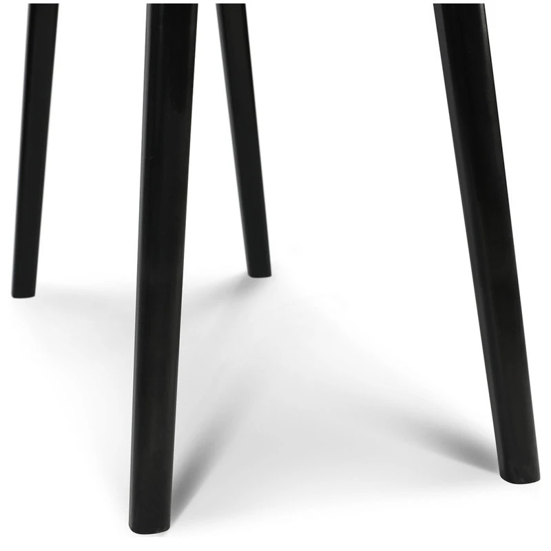 The Bianco Collection Viola 44" Rectangular Italian Carrara White Marble Writing Desk, Black, 15" Wide 7 The Bianco Collection Viola 44" Rectangular Italian Carrara White Marble Writing Desk, Black, 15" Wide - Image 5