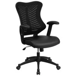 Flash Furniture High Back Designer Black Mesh Executive Swivel Ergonomic Office Chair With...