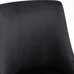 Meridian Furniture Karina Swivel And Adjustable Velvet Office Chair, Black, Rich Chrome Base -Boraam Industries Shop 8f711e4802bc97a6 7161 w800 h800 b0 p0