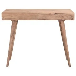 Oak Idea Pratt Office Desk, Natural Walnut