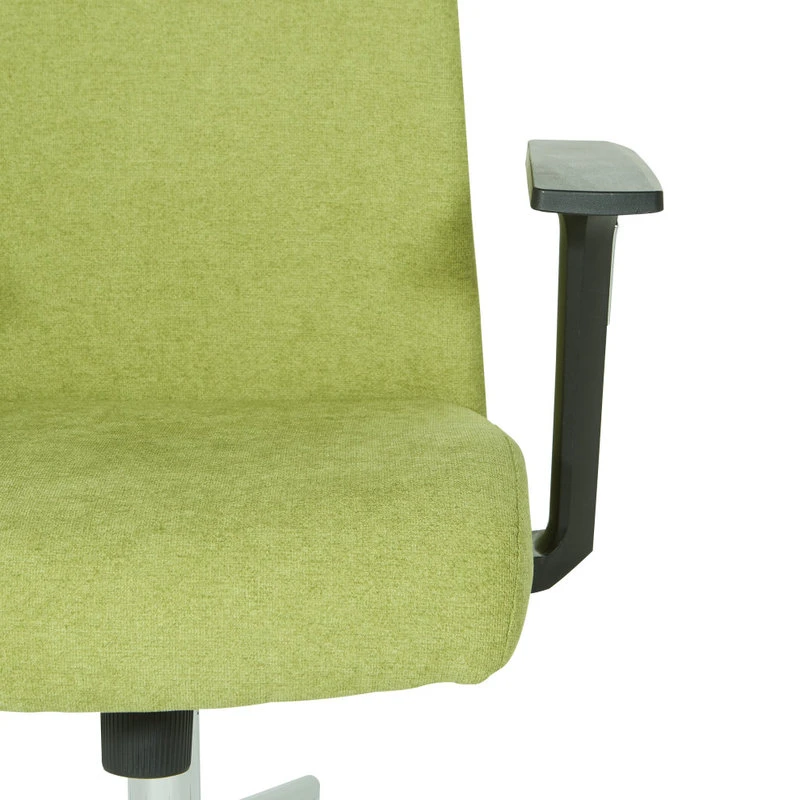 Office Star Products Evanston Office Chair, Basil Fabric With Chrome Base 8 Office Star Products Evanston Office Chair, Basil Fabric With Chrome Base - Image 6