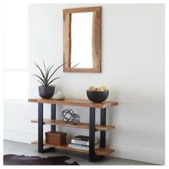 Bolton Furniture, Inc. Alpine Natural Live Edge Wood Media Console Table -Boraam Industries Shop 9341091201f47d18 2996 w800 h800 b1 p0