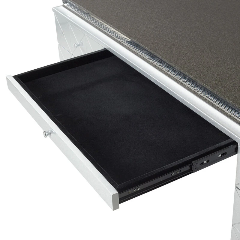 Michael Amini Hollywood Swank Desk, Caviar 12 Michael Amini Hollywood Swank Desk, Caviar - Image 10