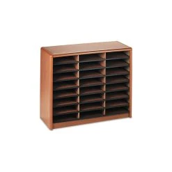 Safco Products Steel/Fiberboard Literature Sorter, 24 Sections, 32.25x13.5x25.75, Oak -Boraam Industries Shop 944154ff0dc9c3bf 2791 w800 h800 b1 p0